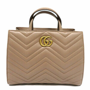 GUCCI Bag GG Marmont Beige Nude Tan Strap